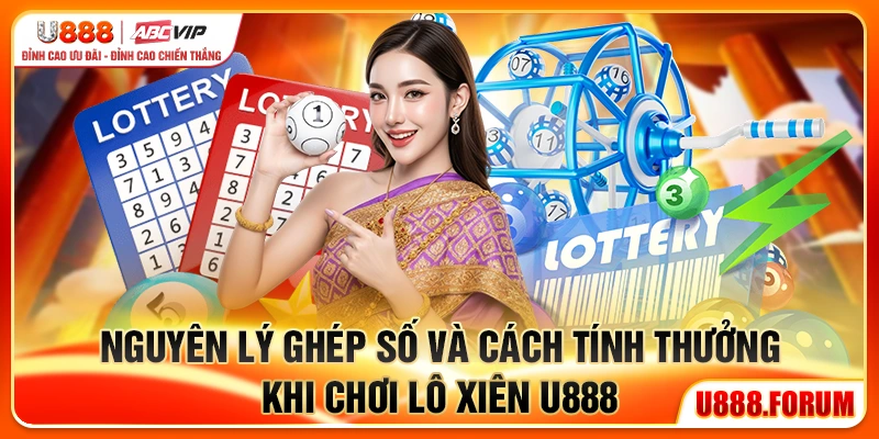 Nguyên lý ghép số và cách tính thưởng khi chơi lô xiên U888